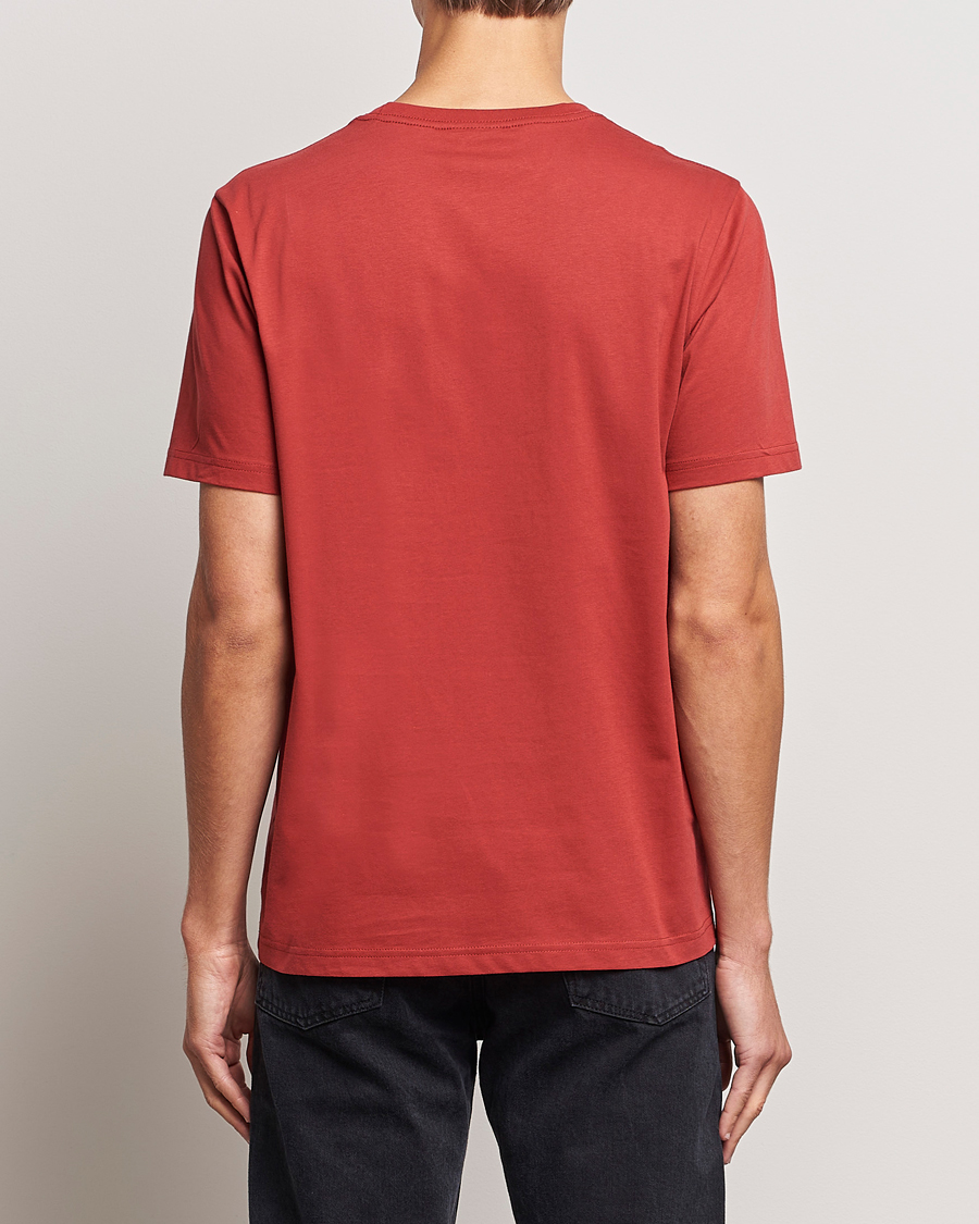 Men | T-Shirts | PS Paul Smith | Organic Cotton Zebra T-Shirt Dark Red