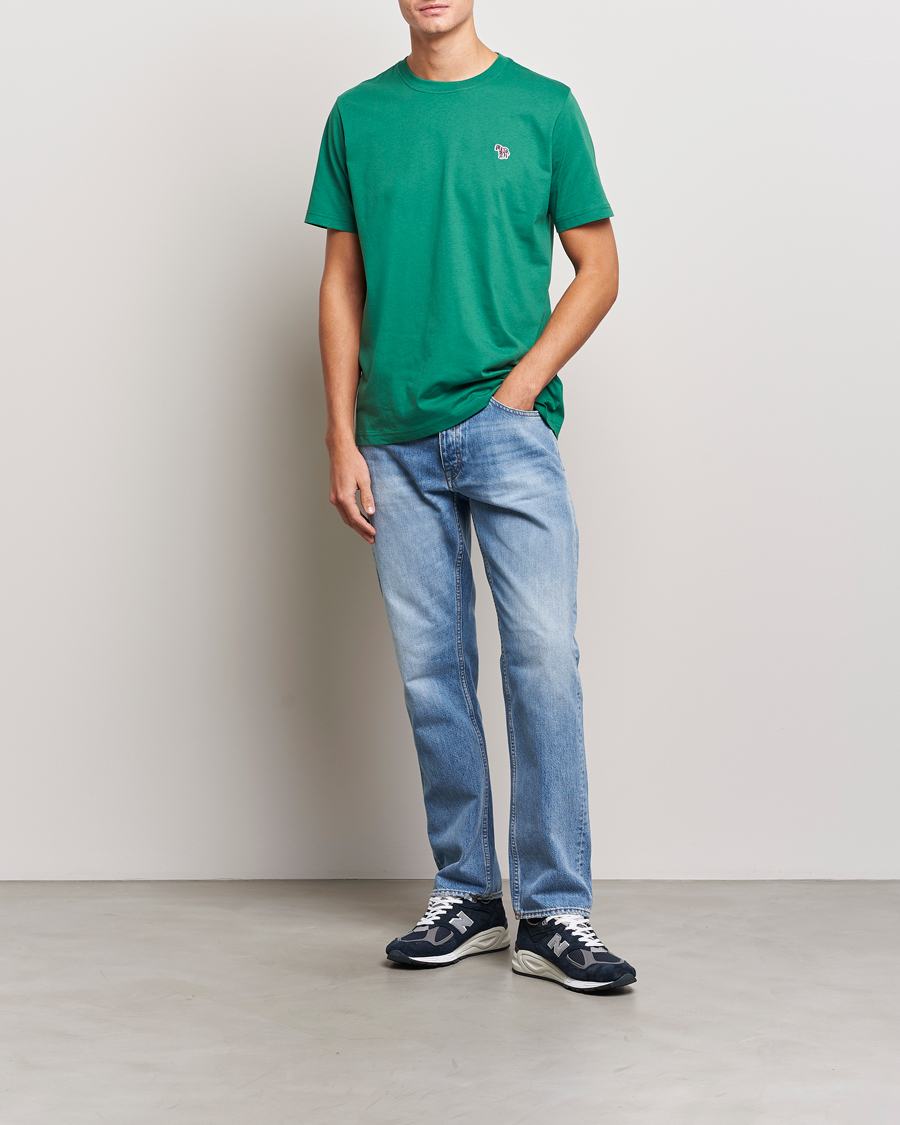 Men | T-Shirts | PS Paul Smith | Organic Cotton Zebra T-Shirt Green