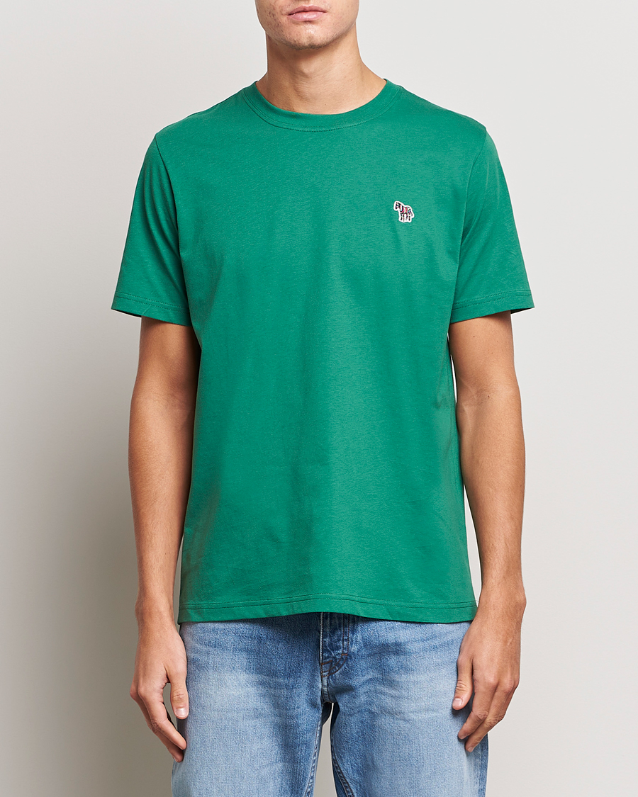 Men | Paul Smith | PS Paul Smith | Organic Cotton Zebra T-Shirt Green