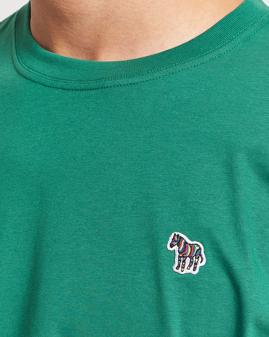 Men | T-Shirts | PS Paul Smith | Organic Cotton Zebra T-Shirt Green