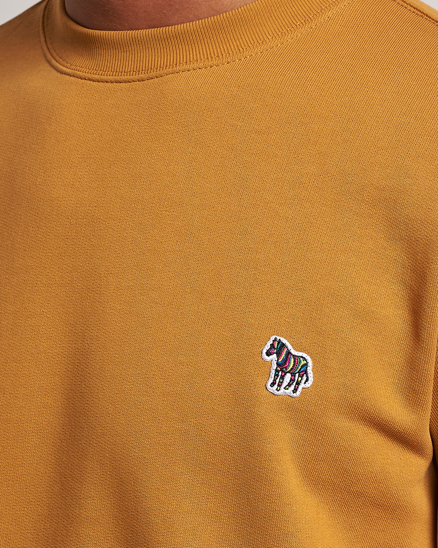 Men | Sweaters & Knitwear | PS Paul Smith | Organic Cotton Zebra Sweatshirt Yellow