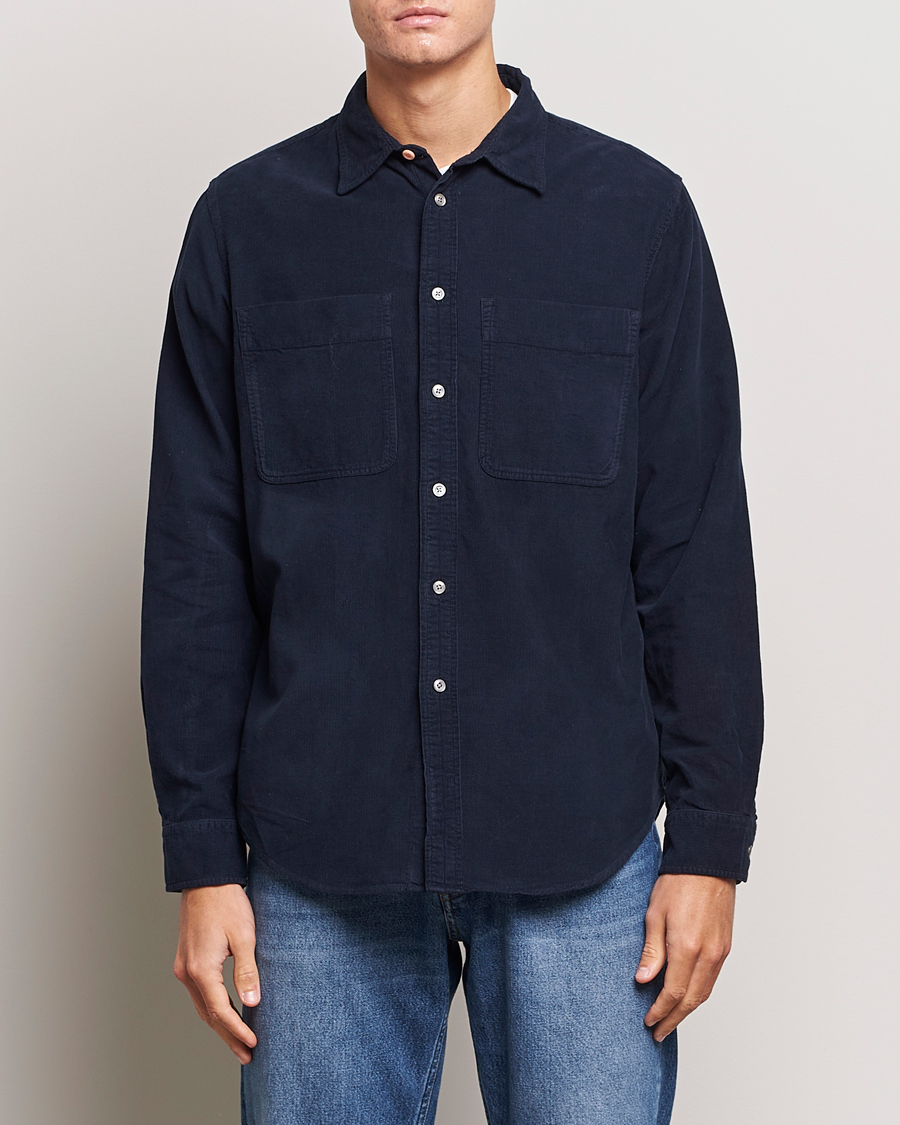 Men | PS Paul Smith | PS Paul Smith | Cotton Pocket Casual Shirt Navy