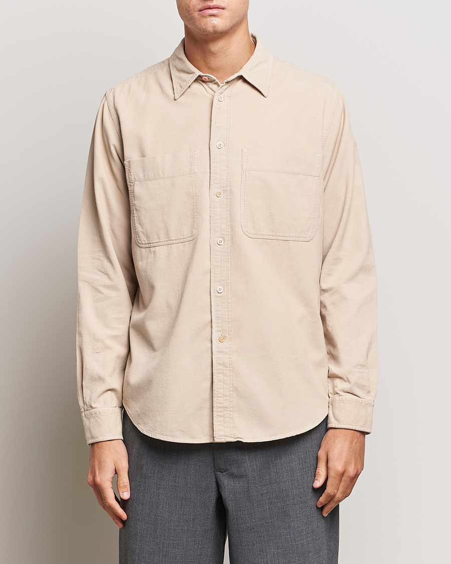 Men | PS Paul Smith | PS Paul Smith | Cotton Pocket Casual Shirt Beige