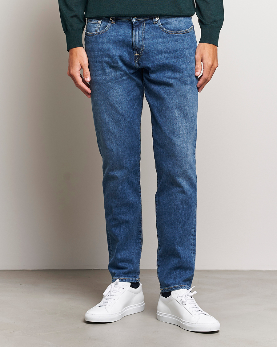 Men | Jeans | PS Paul Smith | Tapered Fit Jeans Mid Blue