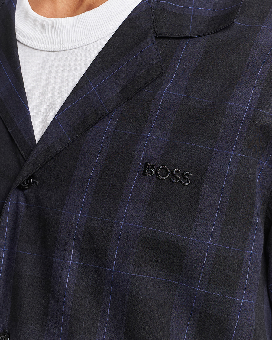 Men | Pyjamas & Robes | BOSS BLACK | Urban Checked Pyjama Set Blue Multi