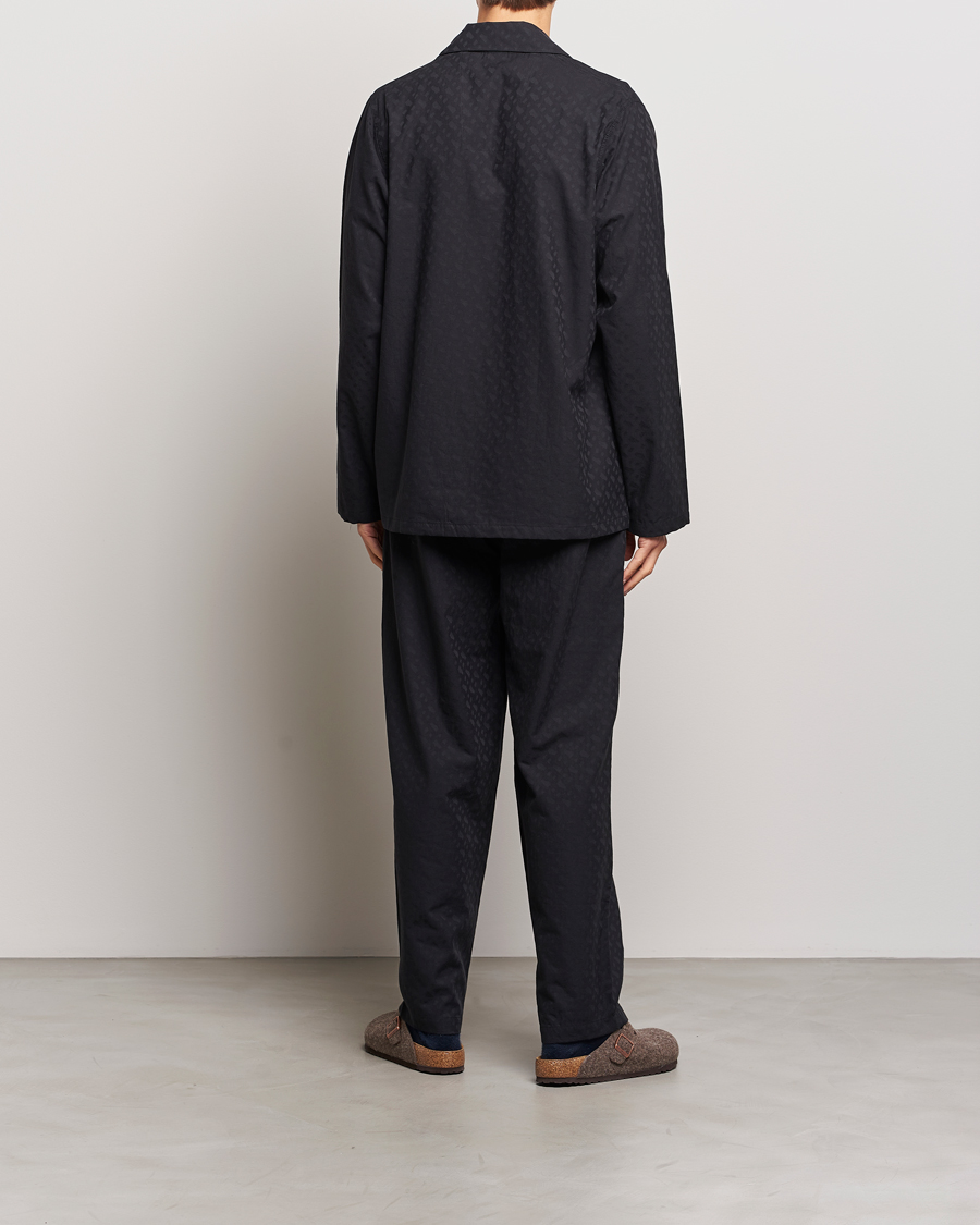 Men | Pyjamas | BOSS BLACK | Premium Monogram Pyjama Set Black