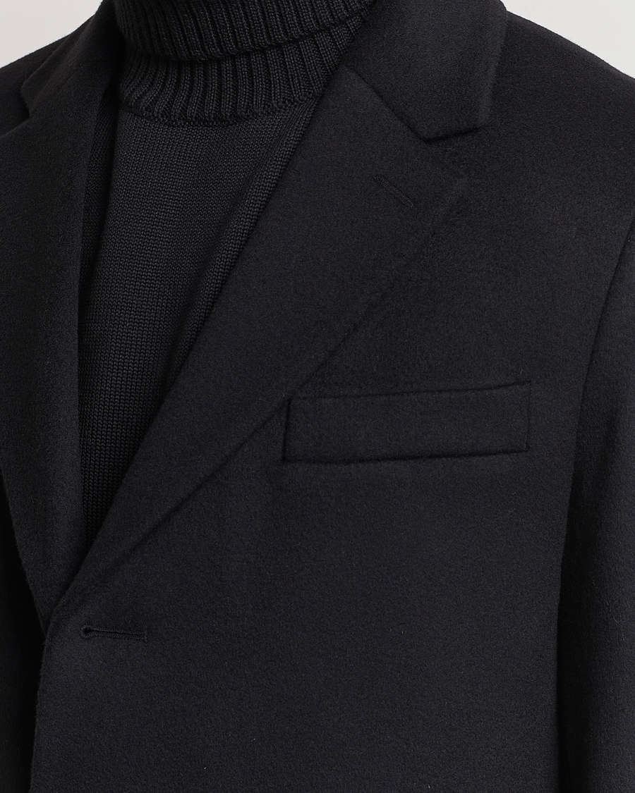 Men | Coats & Jackets | BOSS BLACK | Hyde Wool/Cashmere Coat Black