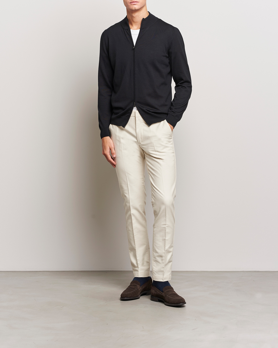 Men | Trousers | BOSS BLACK | Kaito1 Structured Chinos Open White