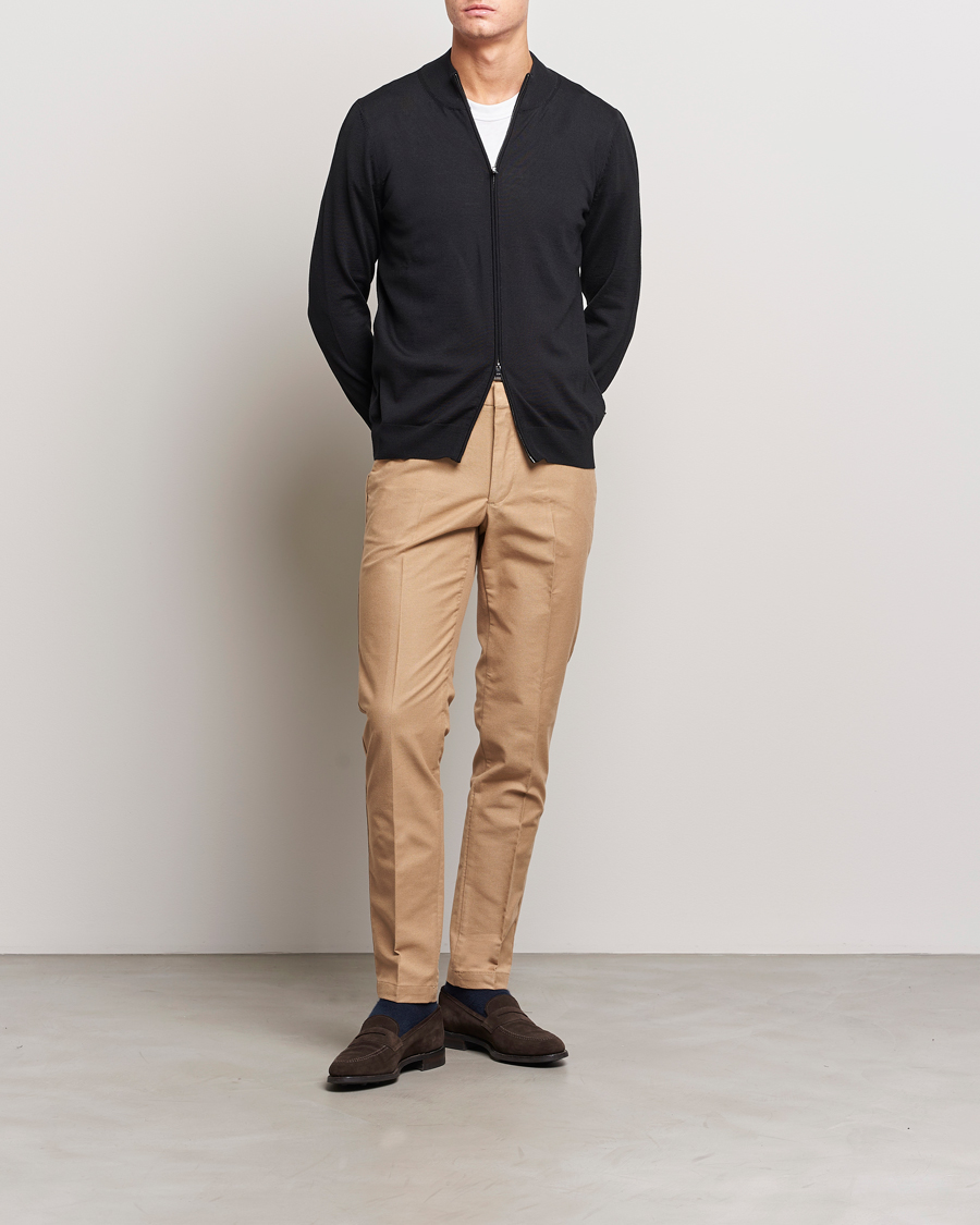 Men | Trousers | BOSS BLACK | Kaito1 Structured Chinos Medium Beige
