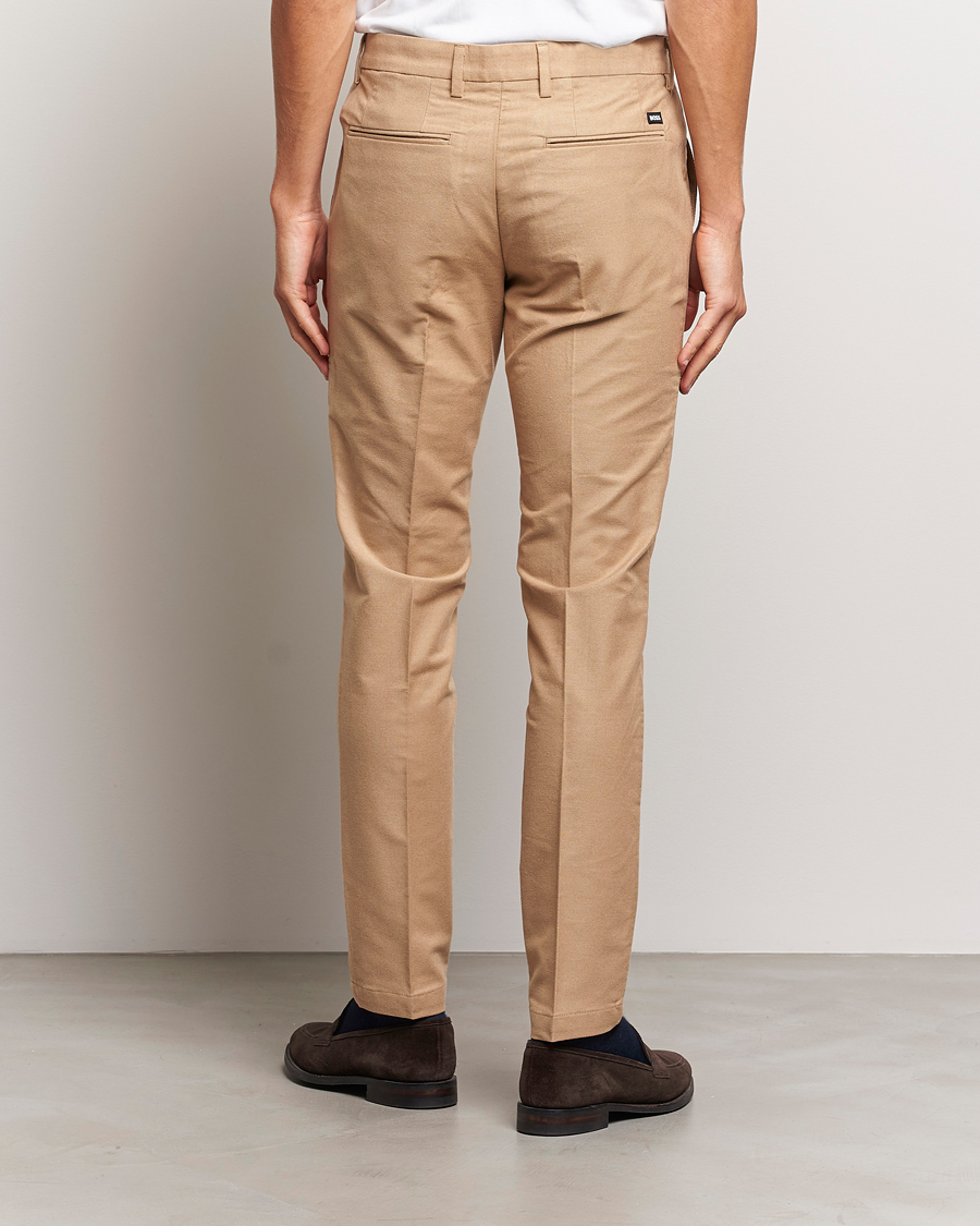 Men | Trousers | BOSS BLACK | Kaito1 Structured Chinos Medium Beige
