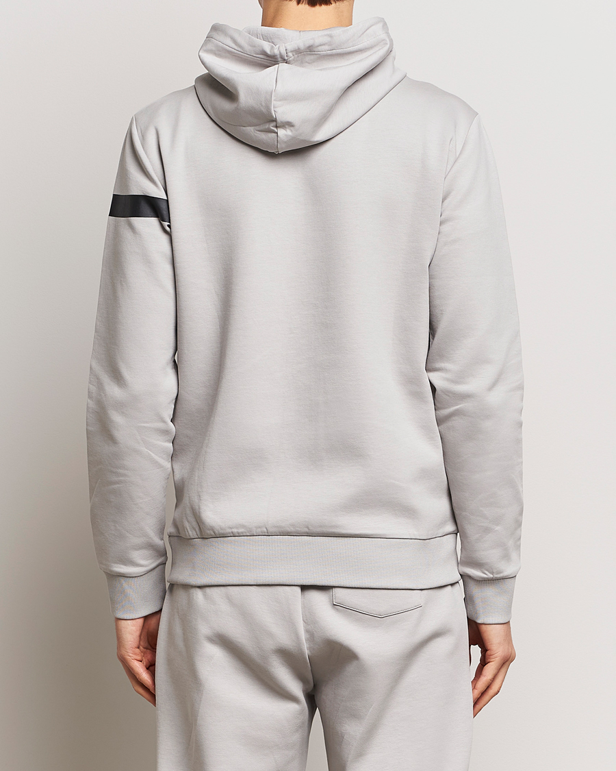 Men | Sweaters & Knitwear | BOSS GREEN | Saggy Full Zip Hoodie Open Grey