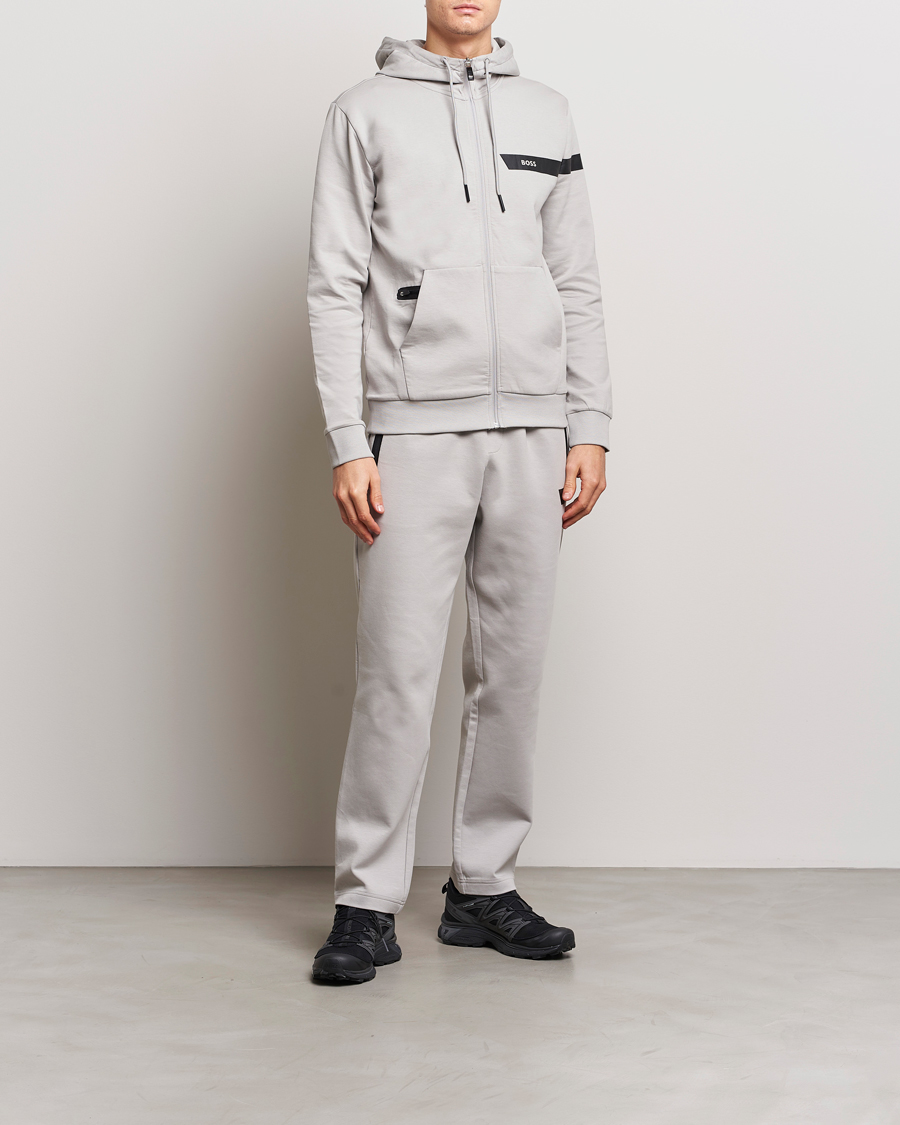 Men | Trousers | BOSS GREEN | Hadim Sweatpants Open Grey