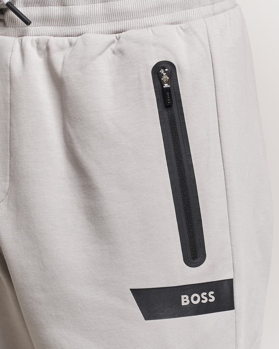 Men | Trousers | BOSS GREEN | Hadim Sweatpants Open Grey