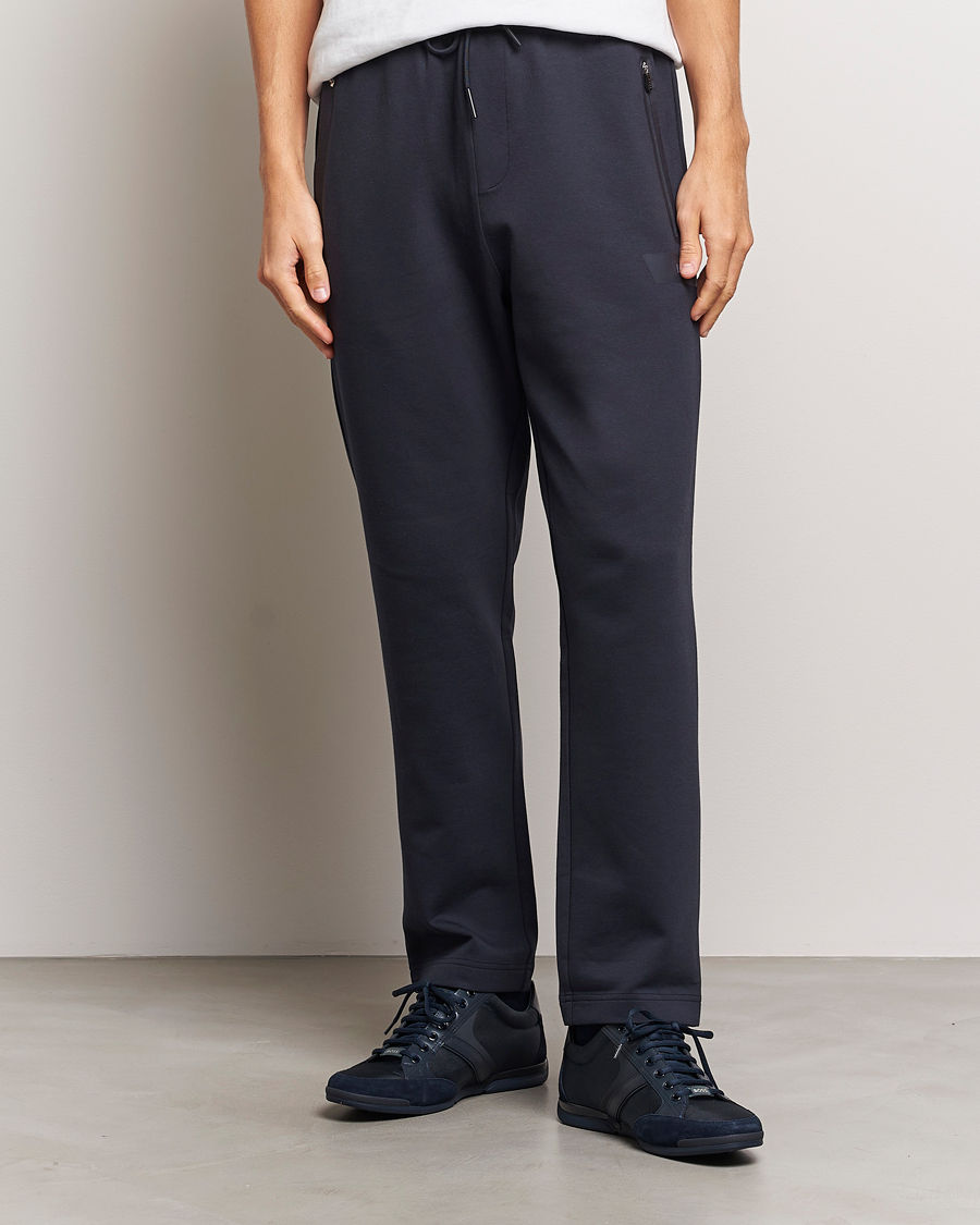 Men | Trousers | BOSS GREEN | Hadim Sweatpants Dark Blue