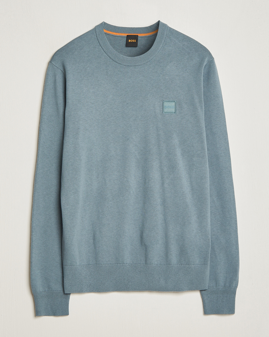 Men | Sweaters & Knitwear | BOSS ORANGE | Kanovano Knitted Sweater Open Green