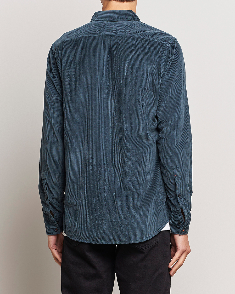 Men | Shirts | BOSS ORANGE | Relegant Corduroy Shirt Open Green