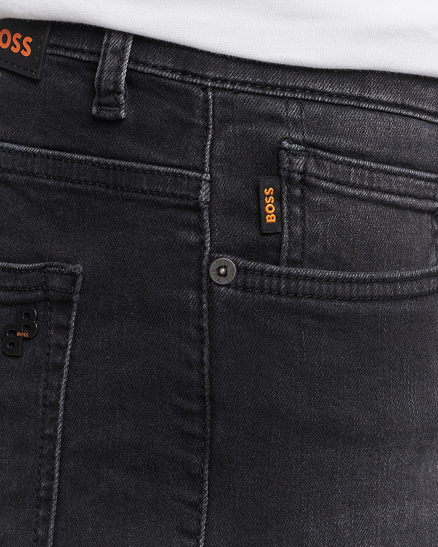 Men | Jeans | BOSS ORANGE | Delaware Stretch Jeans Washed Black