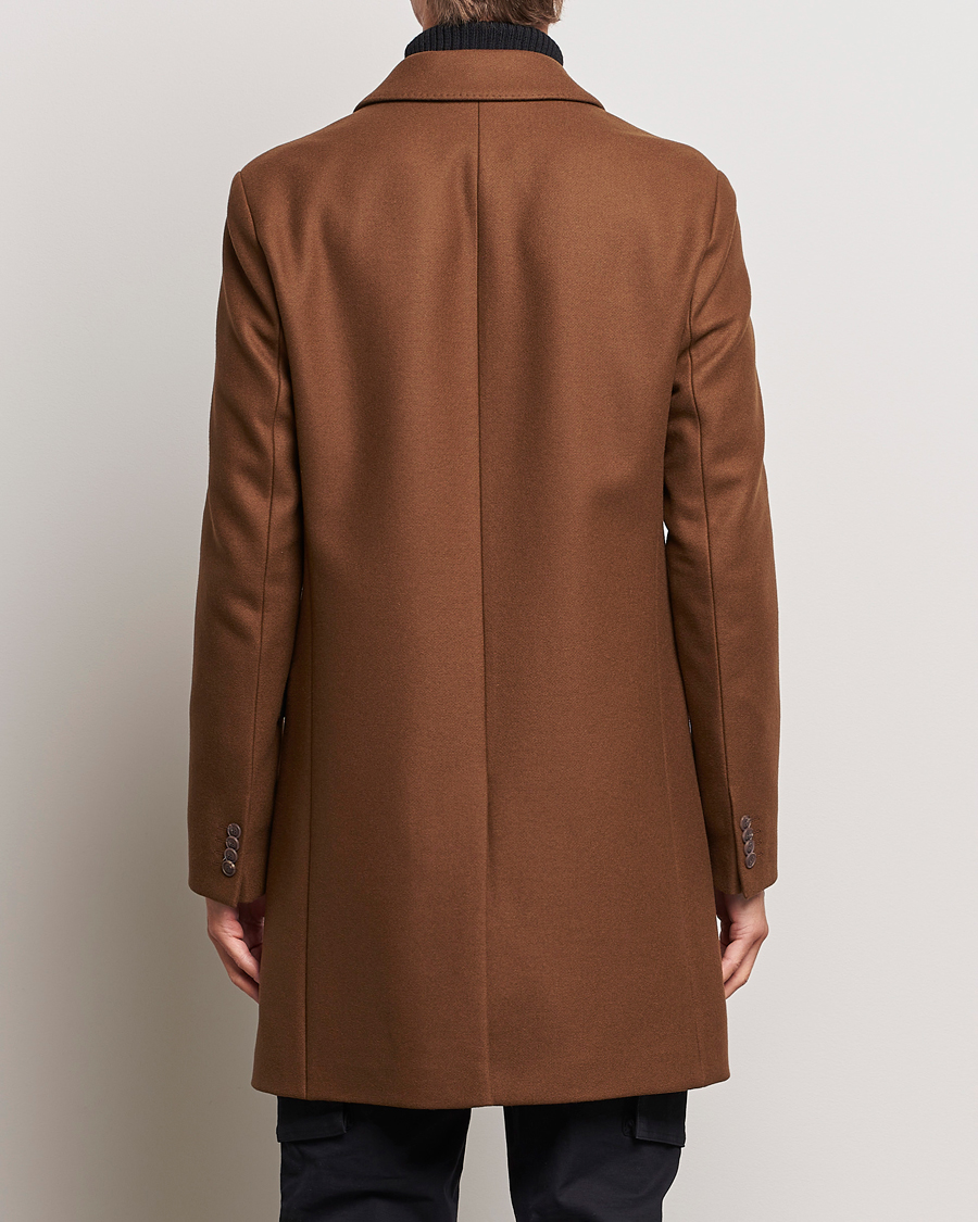 Men | Coats & Jackets | HUGO | Migor Wool Coat Rust