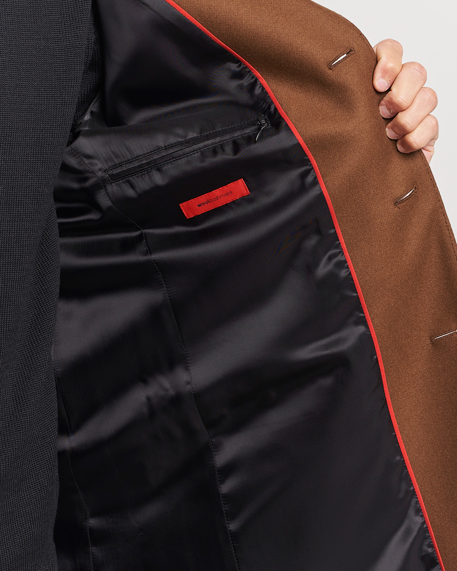 Men | Coats & Jackets | HUGO | Migor Wool Coat Rust