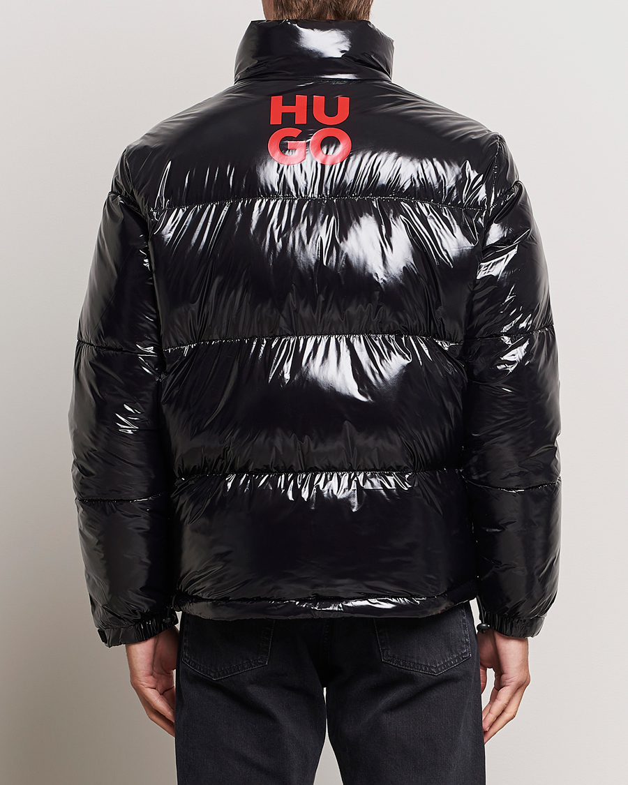 Men | Coats & Jackets | HUGO | Biron Glossy Down Jacket Black