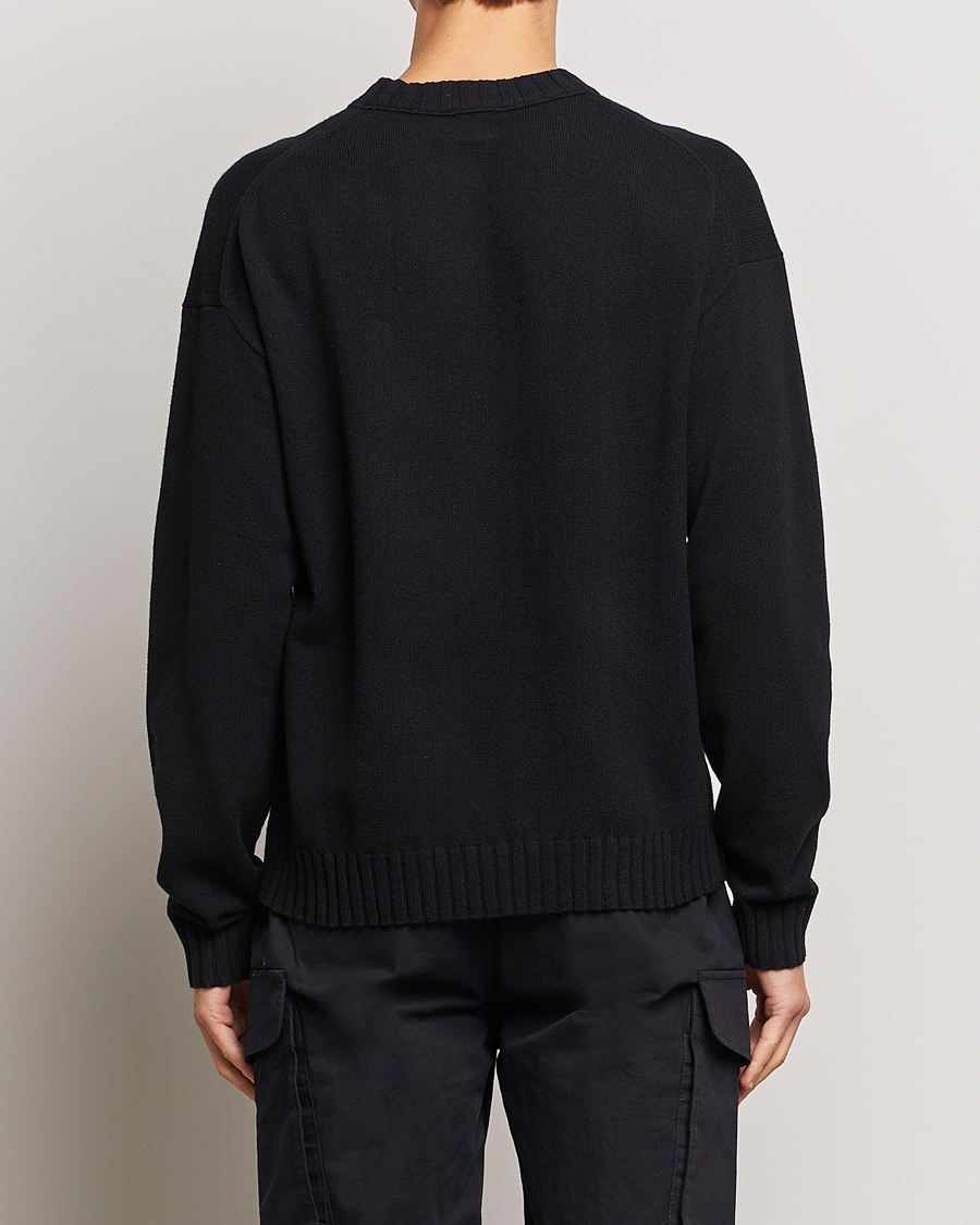 Men | Sweaters & Knitwear | HUGO | San Cassio Knitted Sweater Black