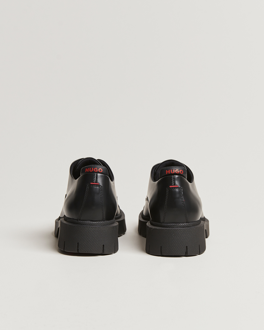 Men | HUGO Denzel Chunky Leather Derby Black | HUGO | Denzel Chunky Leather Derby Black