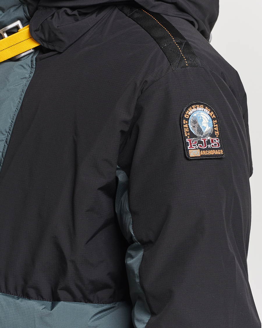 Men | Coats & Jackets | Parajumpers | Ronin Foul Weather Down Parka Black/Green Gables