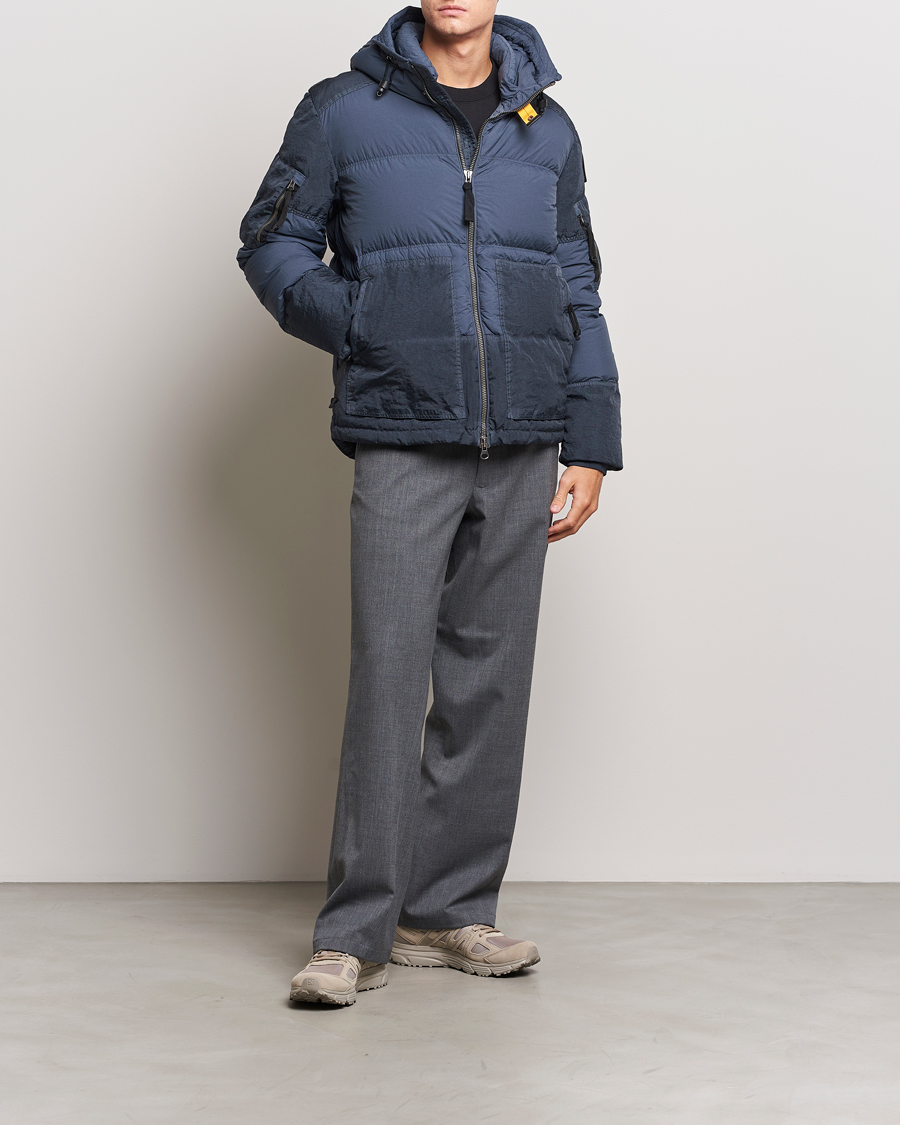 Men | Coats & Jackets | Parajumpers | Tomcat Garment Dyed Rescue Puffer Dark Avio