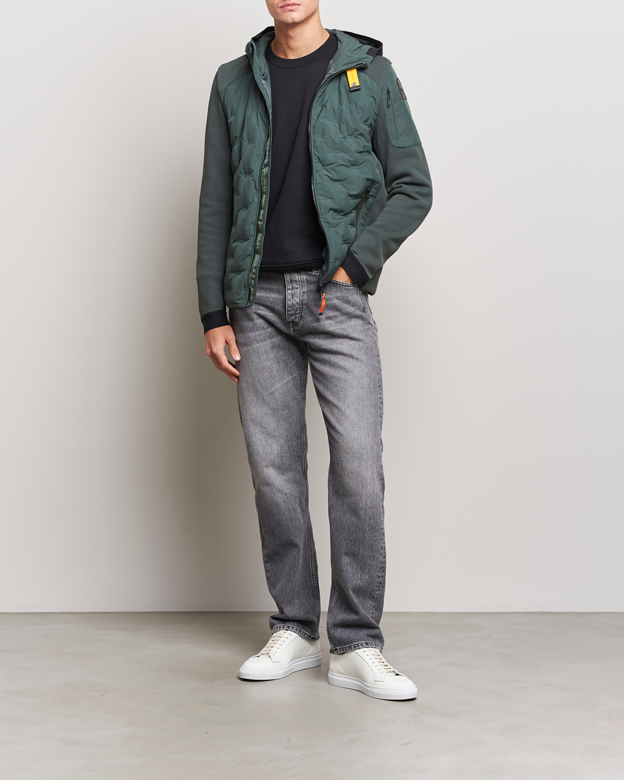 Men | Coats & Jackets | Parajumpers | Benjy Jacquard Hybrid Jacket Green Gables
