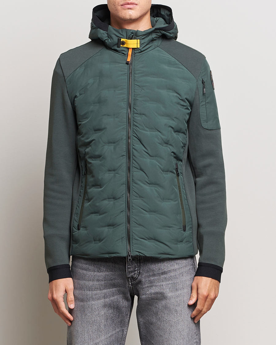 Men | Casual Jackets | Parajumpers | Benjy Jacquard Hybrid Jacket Green Gables