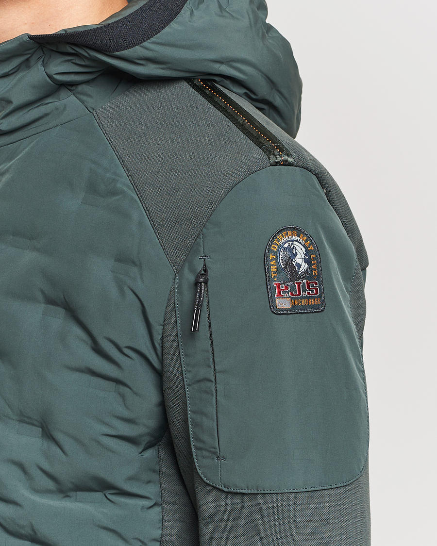 Men | Coats & Jackets | Parajumpers | Benjy Jacquard Hybrid Jacket Green Gables