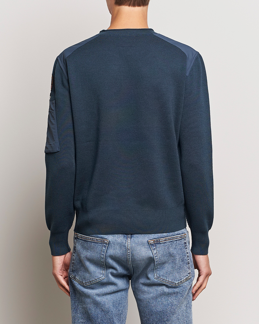 Men | Sweaters & Knitwear | Parajumpers | Braw Rescue Knitted Crew Neck Dark Avio