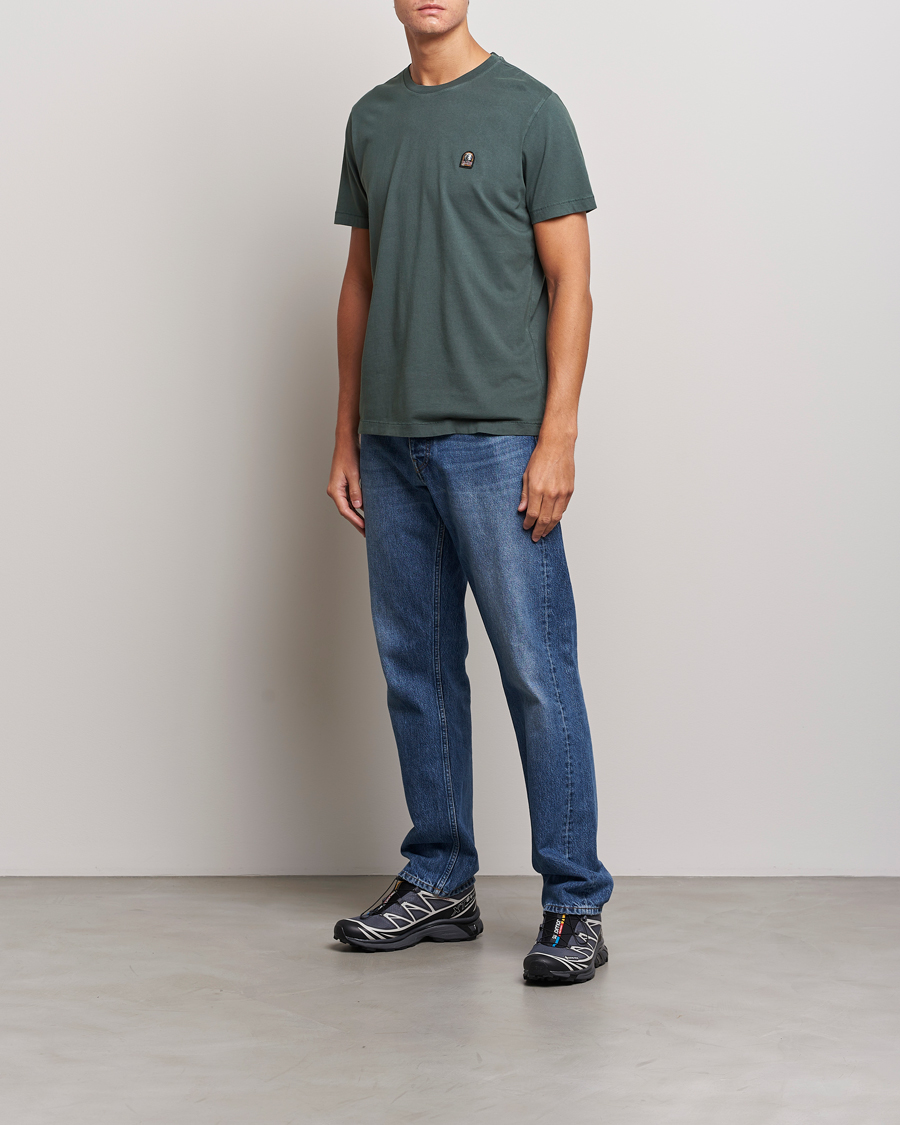 Men | T-Shirts | Parajumpers | Patch Crew Neck T-Shirt Green Gables
