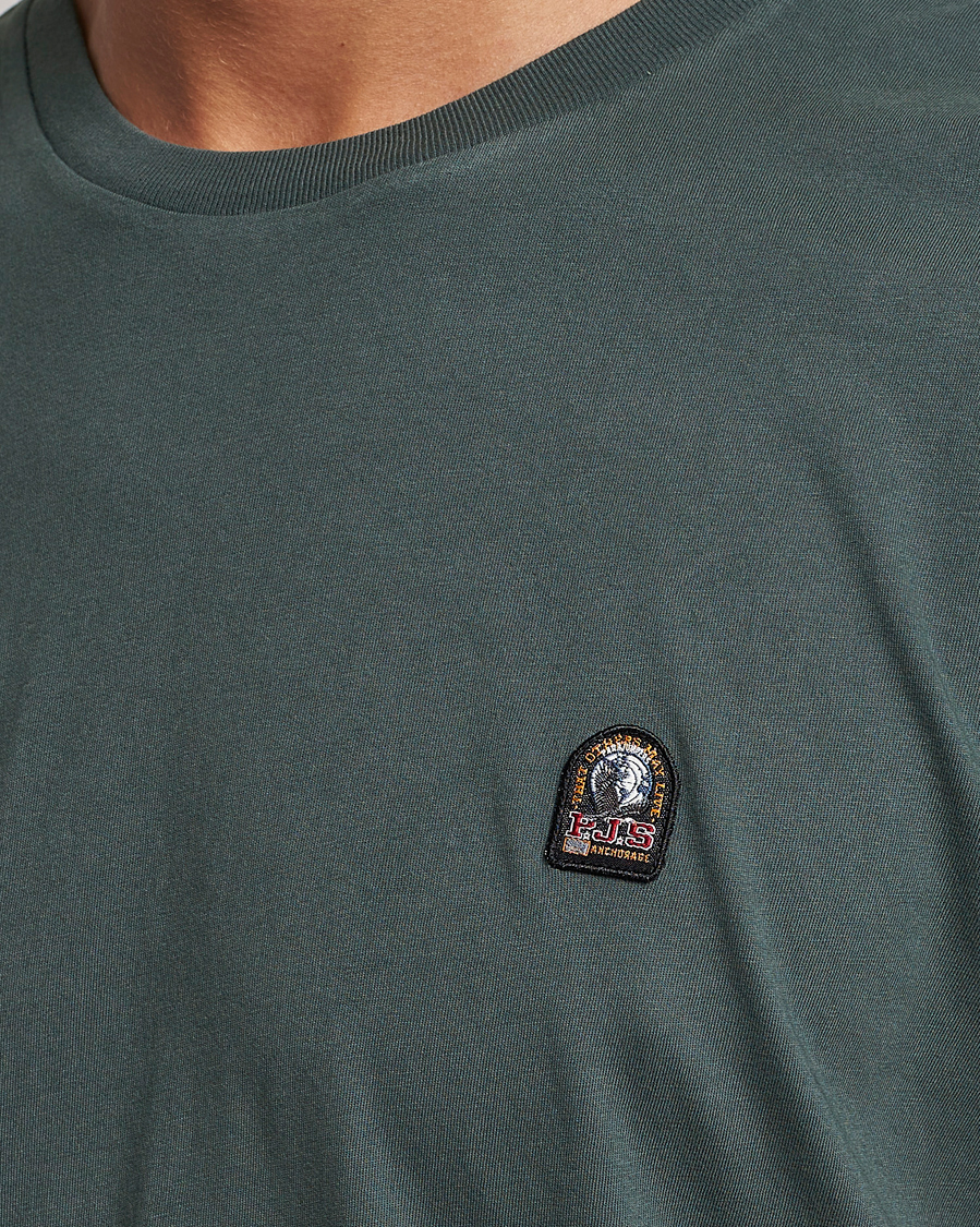 Men | T-Shirts | Parajumpers | Patch Crew Neck T-Shirt Green Gables