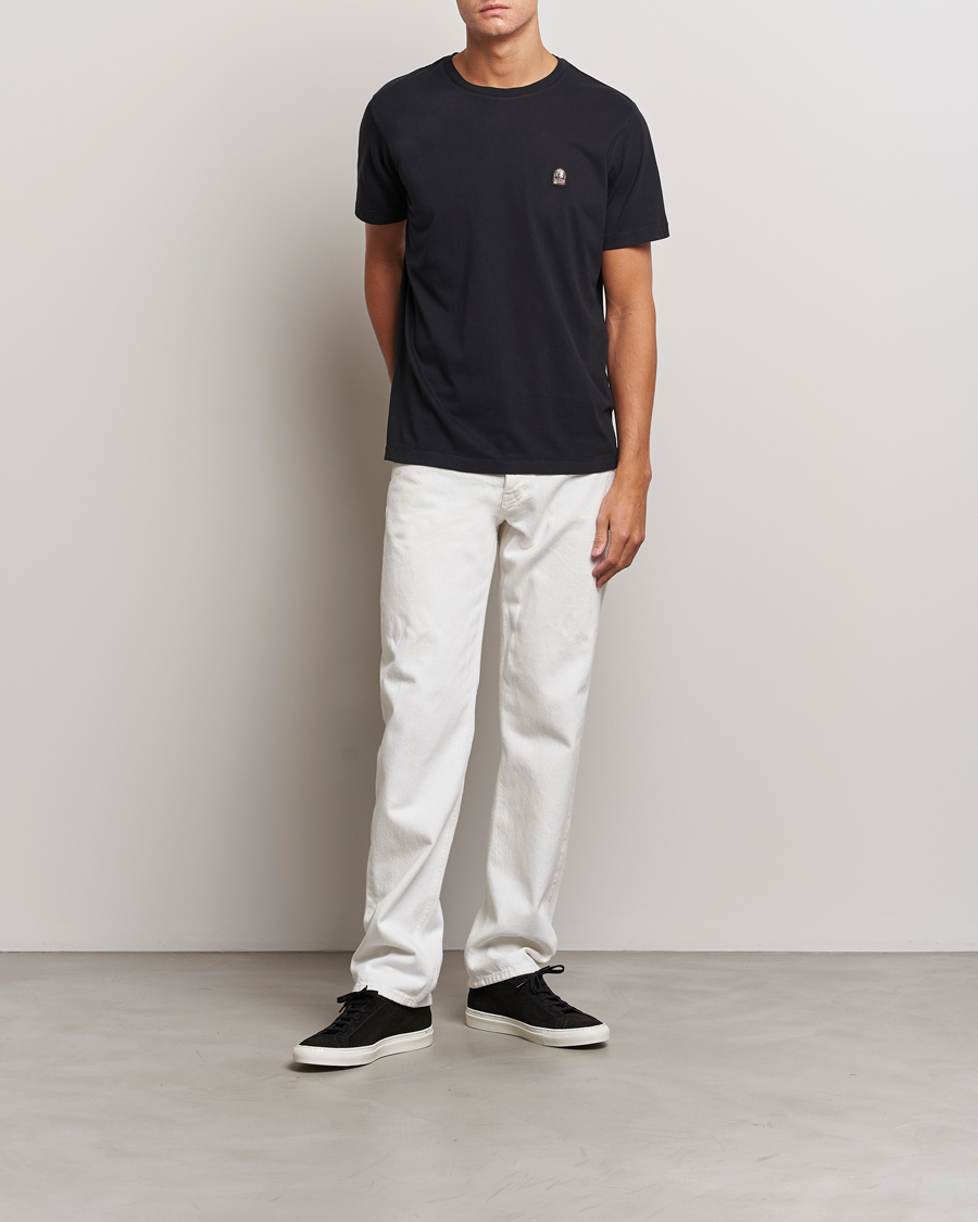 Men | T-Shirts | Parajumpers | Patch Crew Neck T-Shirt Black