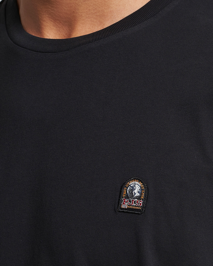 Men | T-Shirts | Parajumpers | Patch Crew Neck T-Shirt Black
