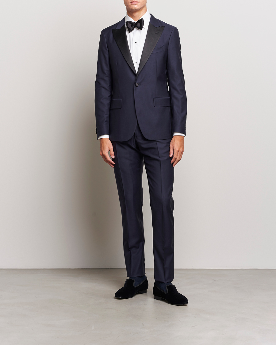 Men | Suits | Boglioli | Milano Single Breasted Tuxedo Navy