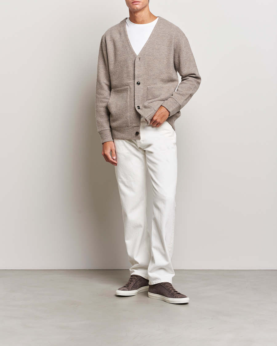 Men | Sweaters & Knitwear | NN07 | Ice Boiled Wool Cardigan Khaki