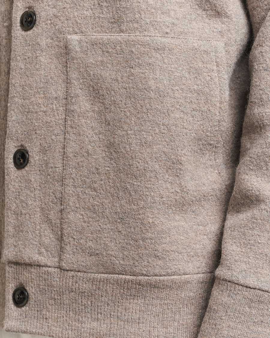 Men | Sweaters & Knitwear | NN07 | Ice Boiled Wool Cardigan Khaki