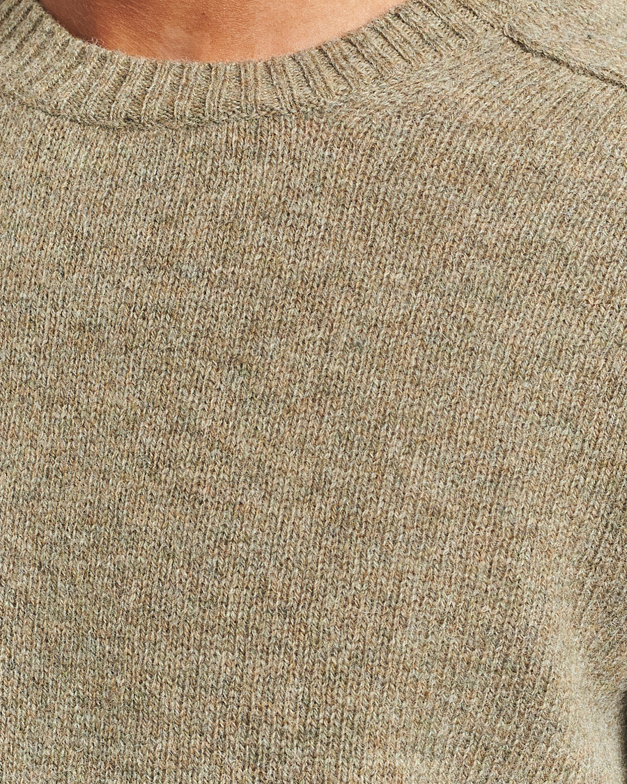 Men | Sweaters & Knitwear | NN07 | Nathan Brushed Crew Neck Elmwood