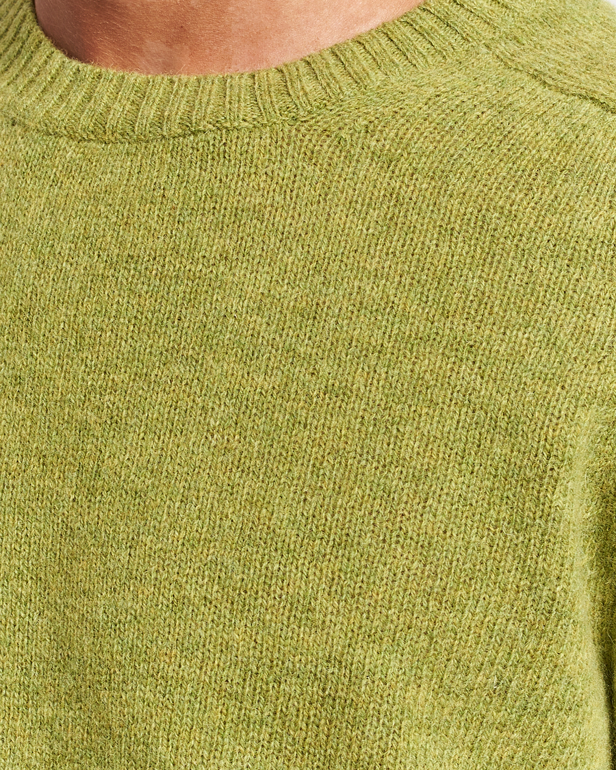 Men | Sweaters & Knitwear | NN07 | Nathan Brushed Crew Neck Daiquiri Green