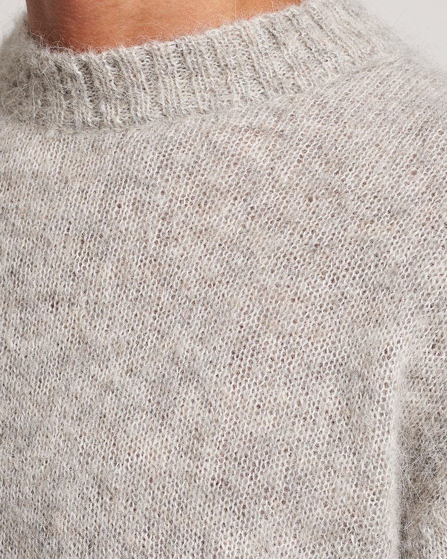 Men | Sweaters & Knitwear | NN07 | Jack Wool Crew Neck Sweater Light Grey Melange