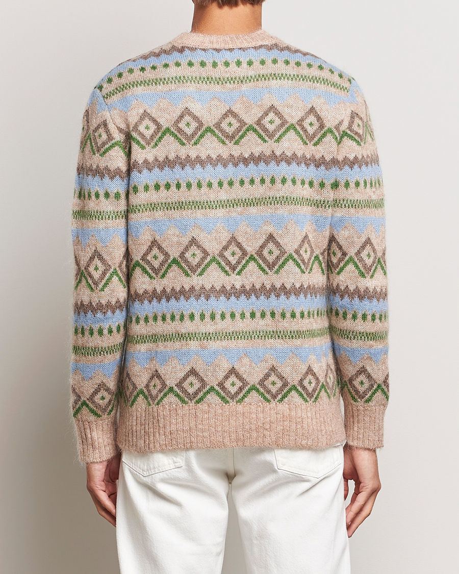 Men | Sweaters & Knitwear | NN07 | Morgan Wool Fairisle Sweater Nature Melange