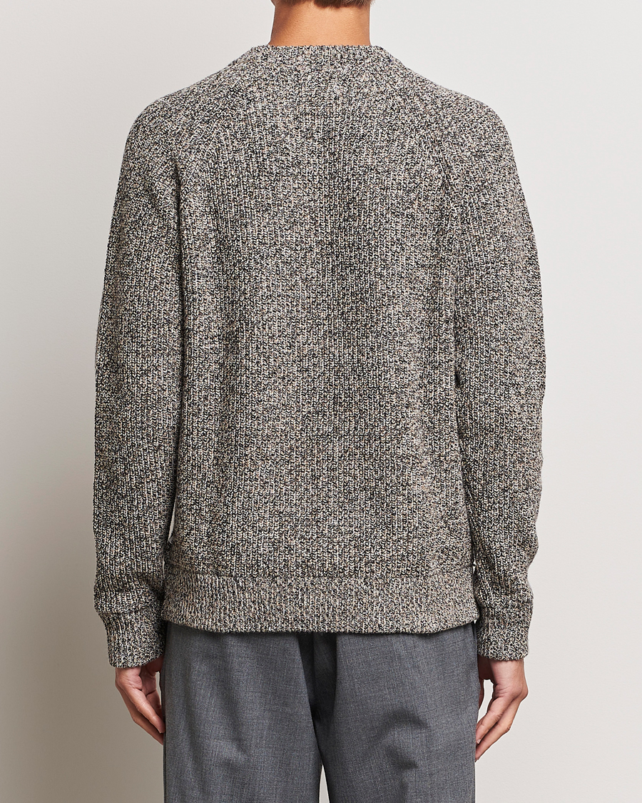 Men | Sweaters & Knitwear | NN07 | Jacobo Heavy Knitted Sweater Khaki Melange