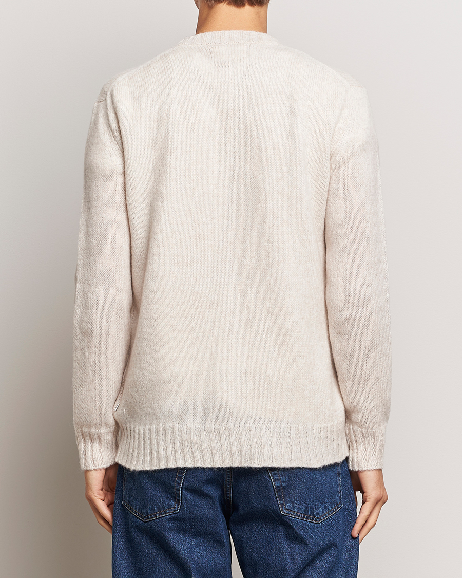 Men | Sweaters & Knitwear | NN07 | Lee Brushed Wool Crew Neck Oat