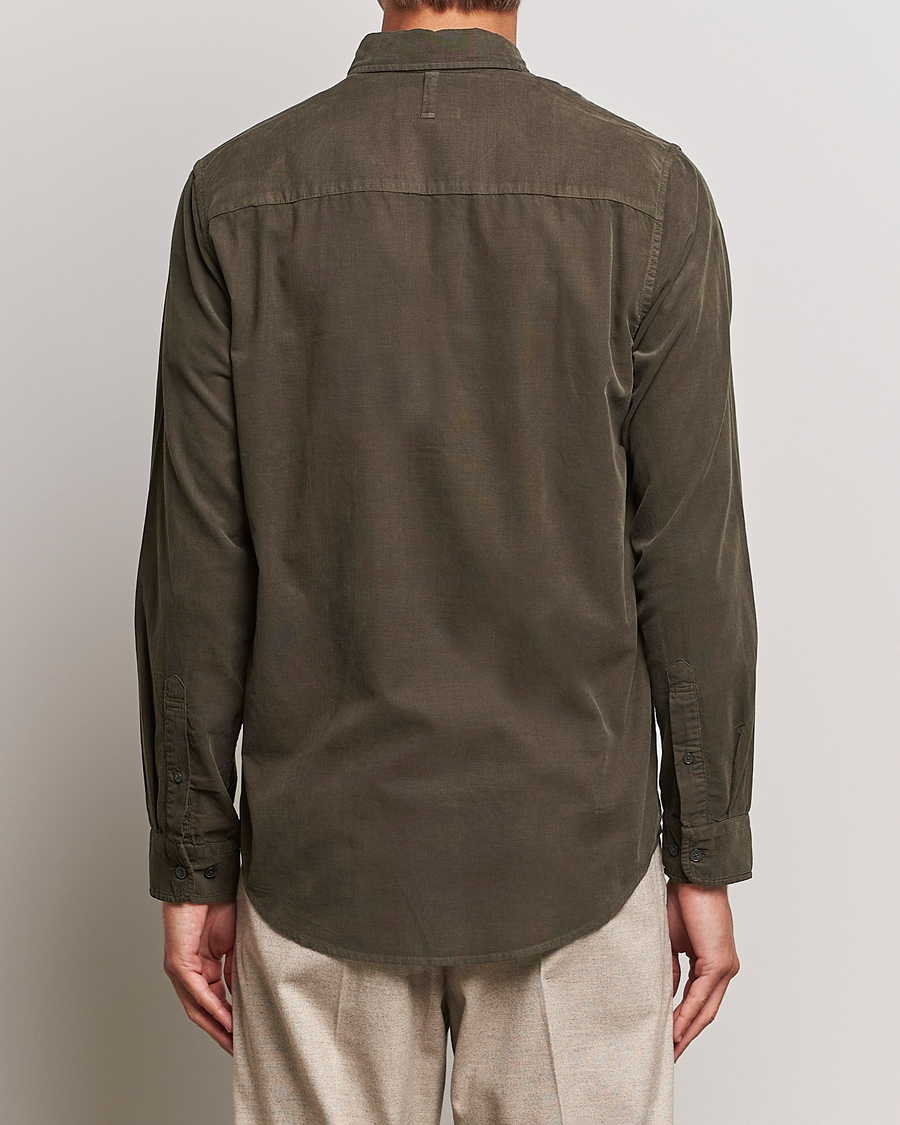Men | Shirts | NN07 | Arne Baby Cord Shirt Dark Army