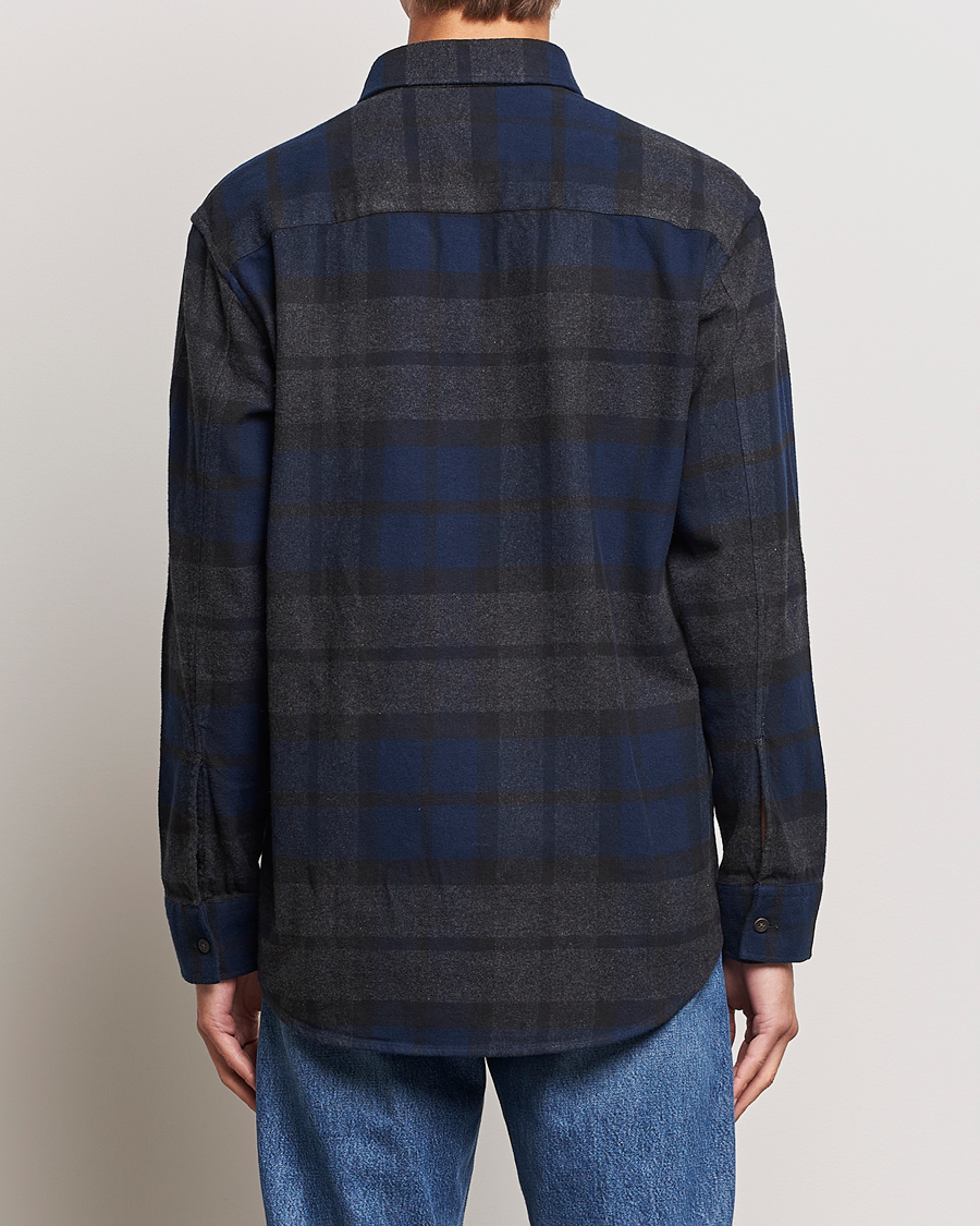 Men | Shirts | NN07 | Freddie Checked Overshirt Navy/Grey