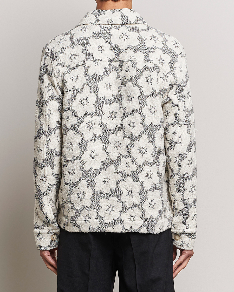 Men | Coats & Jackets | NN07 | Rahim Flower Shirt Jacket White/Black