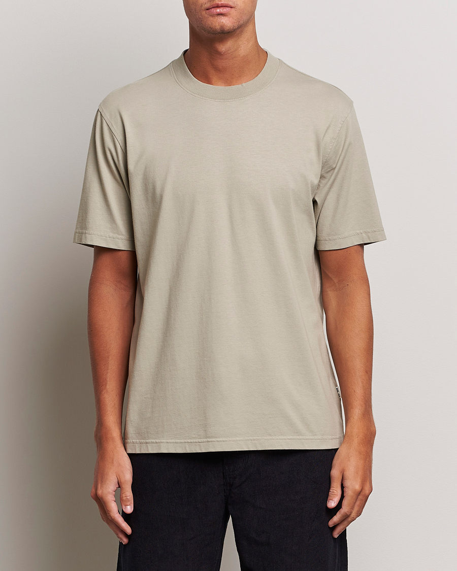 Men | Short Sleeve T-shirts | NN07 | Adam Pima Crew Neck T-Shirt Fog
