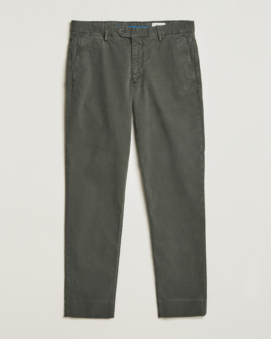 Men | Trousers | NN07 | Wilhelm Regular Fit Stretch Chinos Dark Green